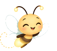 Lumi the firefly, curious and ready to discover